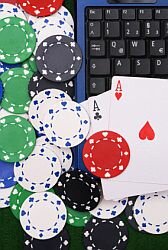 advertising banner at gambling teachers